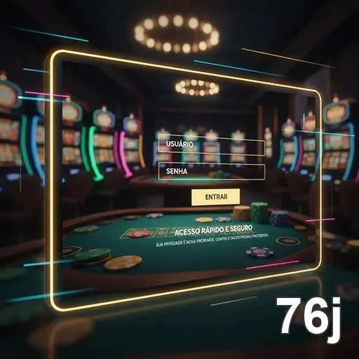 Ilustração de Experimente a plataforma de jogos 76j com segurança e suporte rápido