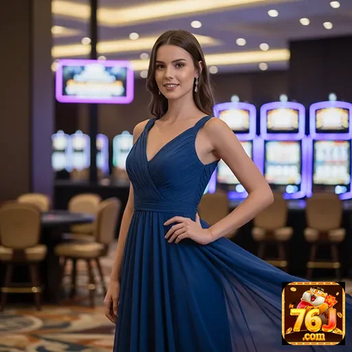 Jogadores desfrutando de cassino online premium com 76j